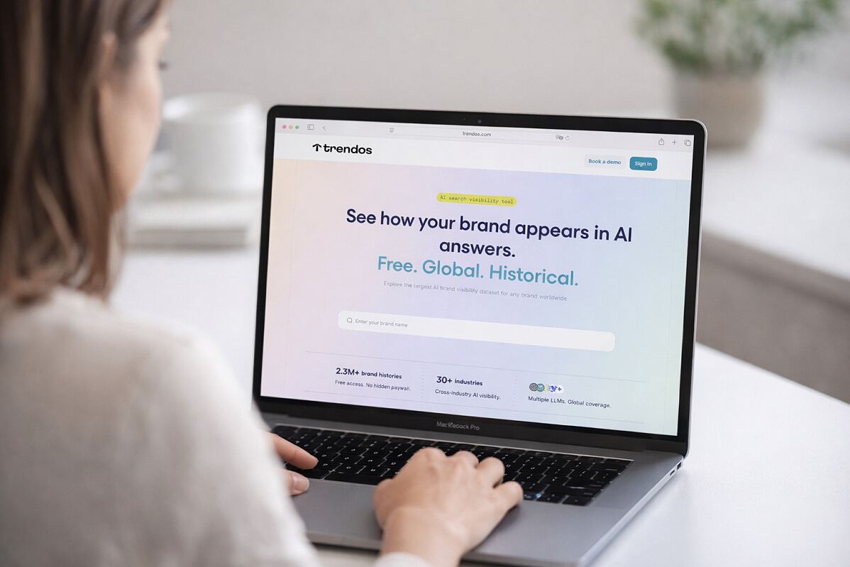 Trendos misst Marken-Sichtbarkeit in KI-Suchmaschinen