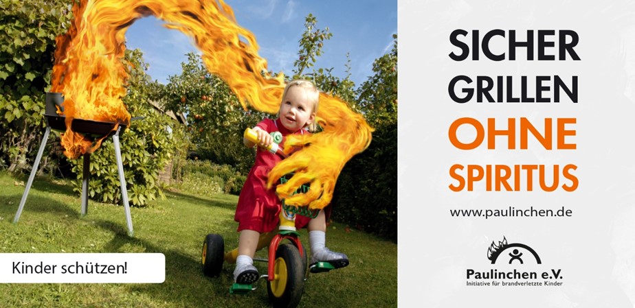 Grillunfälle sind zu 100 % vermeidbar