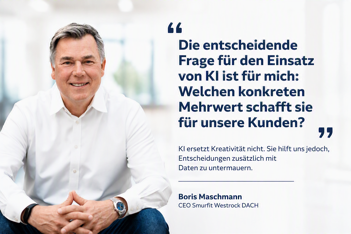 Boris Maschmann, CEO Smurfit Westrock DACH