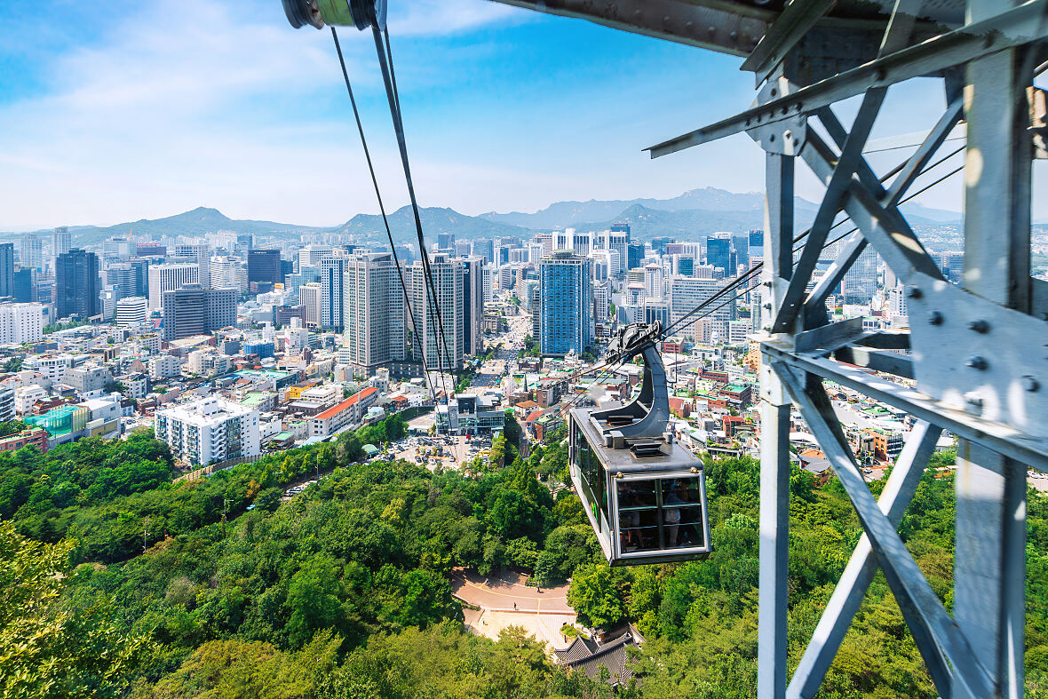 Seoul-cable car 