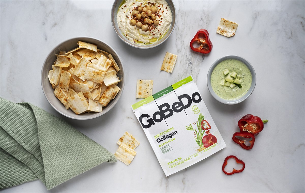 GoBeDo - Kollagen Protein-Chips Rote Paprika & Kreuzkümmel