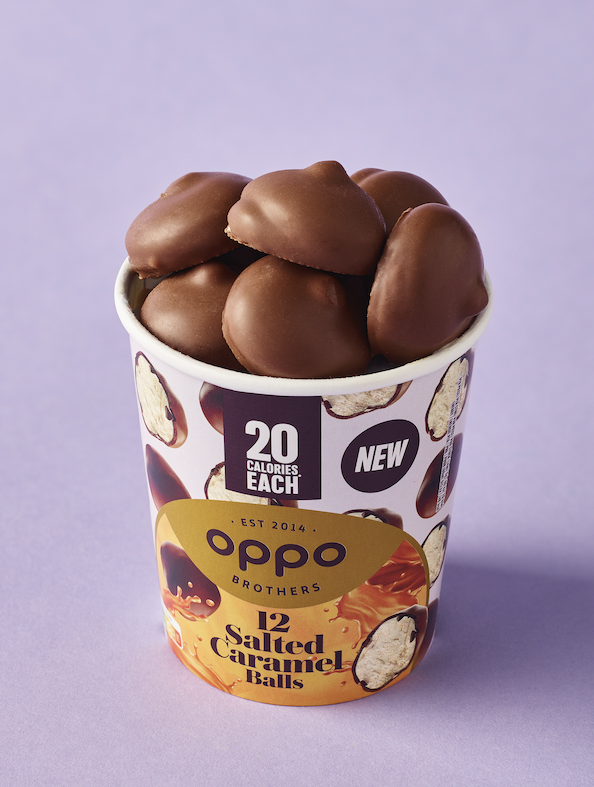 Oppo Brothers - Salted Caramel Balls - Praktischer Eis-Snack für zwischendurch