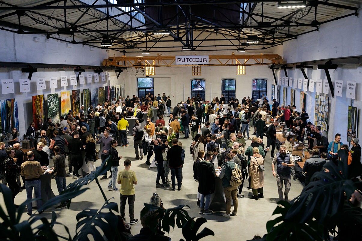 Putoja Festival in der Sakiškės-Brauerei