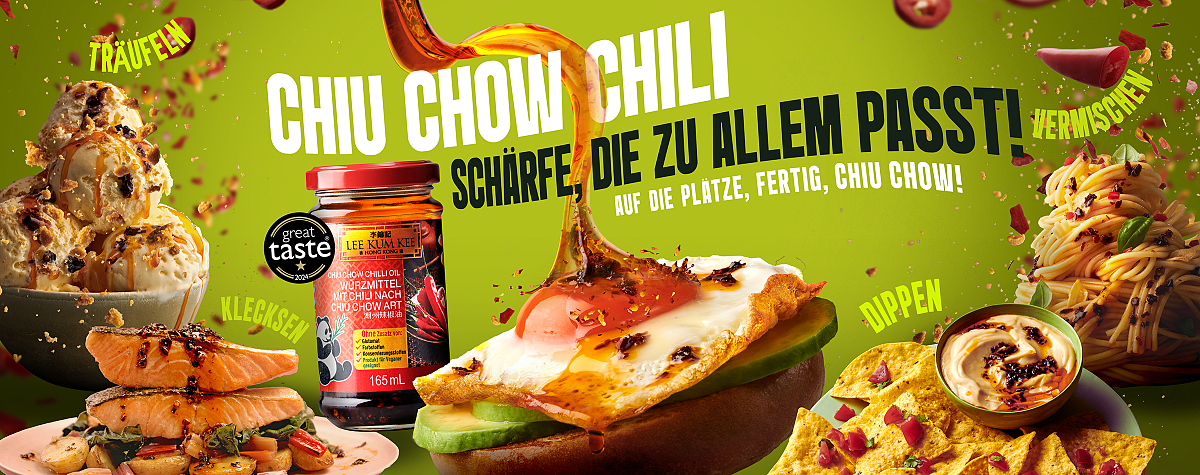 Chiu Chow Chiliöl: Lee Kum Kee startet Werbekampagne in Deutschland