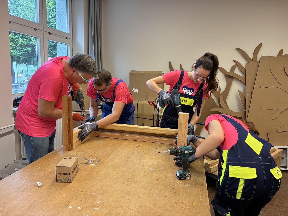 Social Event für einen besseren Schulhof: Alle packen an