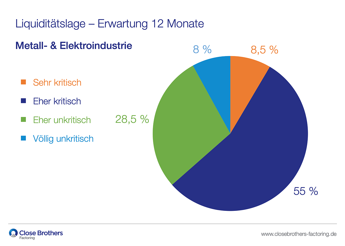 Erwartete Liquiditätslage in den nächsten 12 Monaten