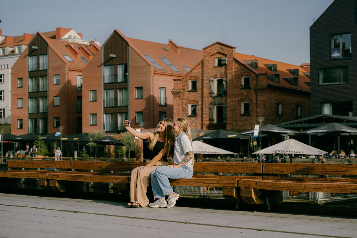 Klaipėda wurde vom Deutschen Orden gegründet und weist eine Architektur im deutschen Stil auf