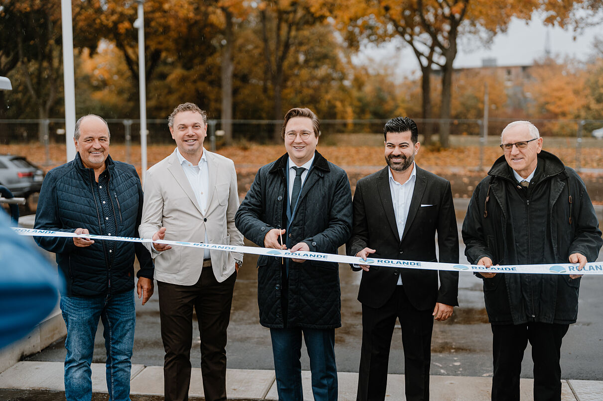 Offizielle Einweihung der Bio-LNG-Tankstelle von Rolande in Großmehring 