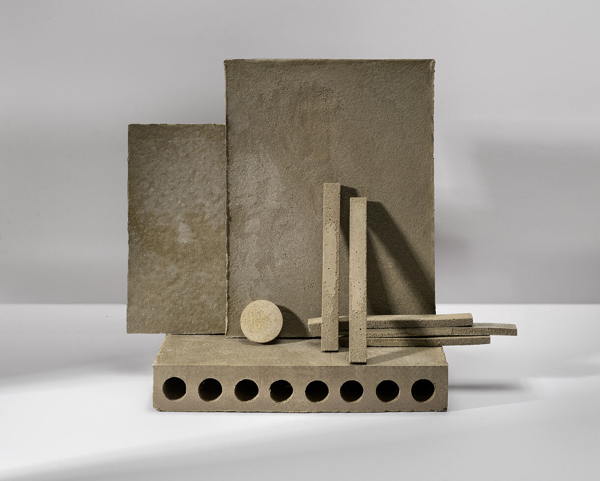 The new sustainable building material can be used to manufacture, for example, blocks, walls, and partition walls