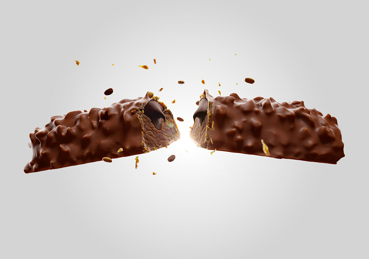 Der Proteinriegel enthält einen Premix, der Vitamine und Nährstoffe für anhaltende Leistungsfähigkeit und Immungesundheit liefert